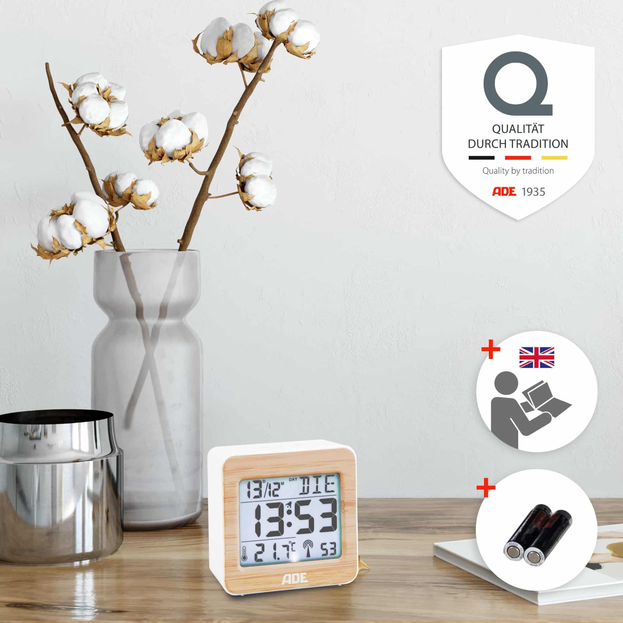 Radio-controlled alarm clock | ADE CK1941