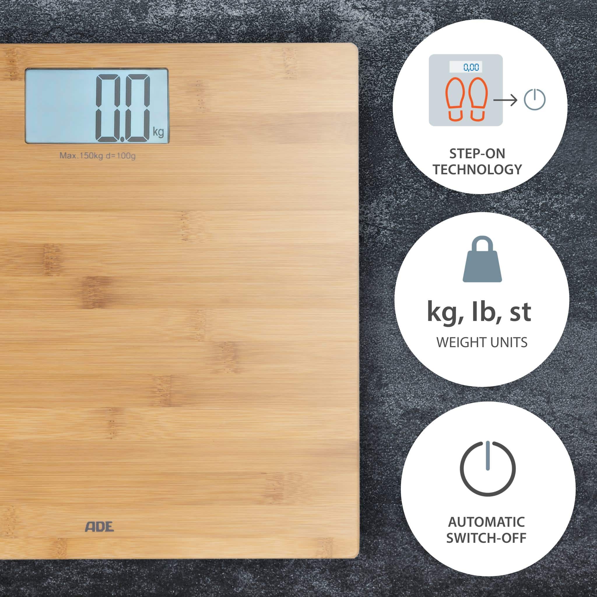 Digital Bathroom Scale | ADE BE925 Martina