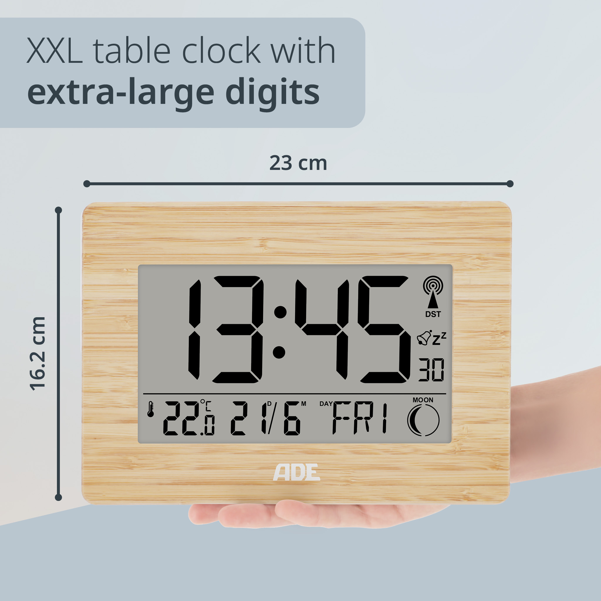 Radio-controlled clock | ADE CK1702