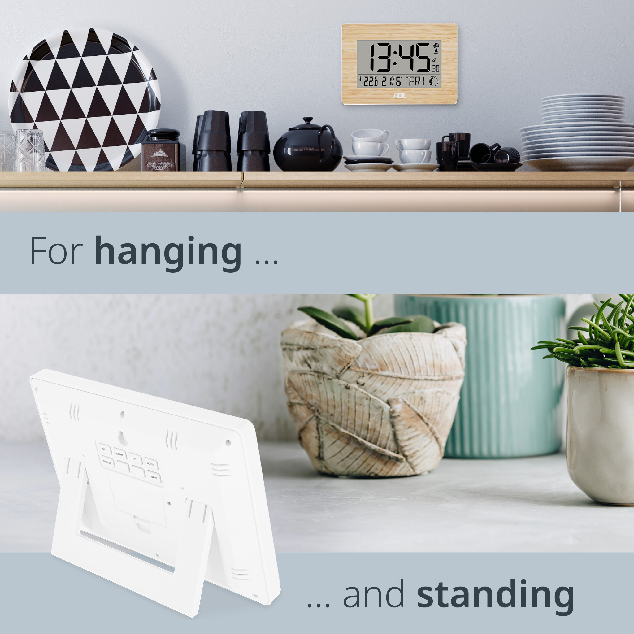 Radio-controlled clock | ADE CK1702