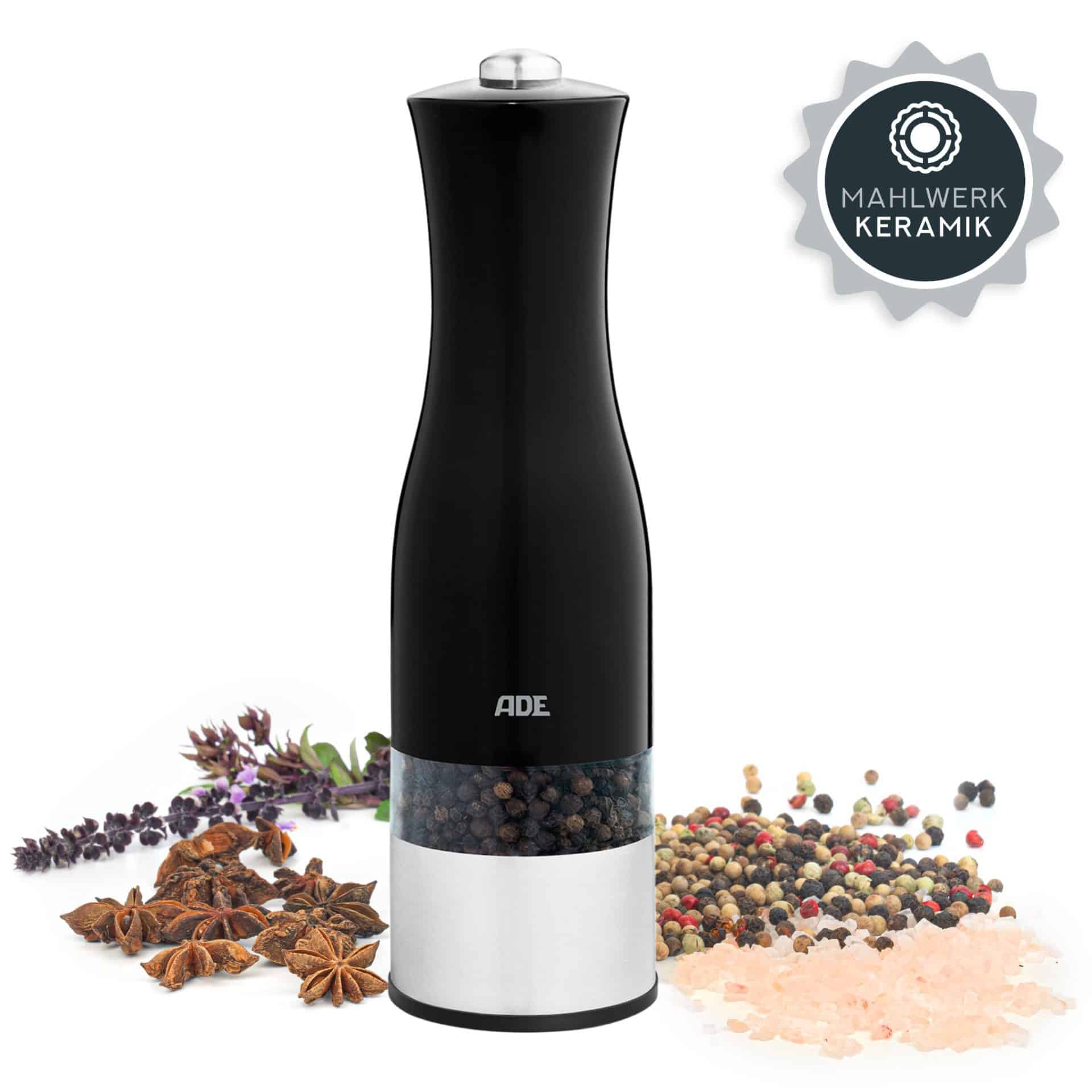 Elektrische Salz- und Pfeffermühle | ADE KG1900-3 - Keramik-Mahlwerk