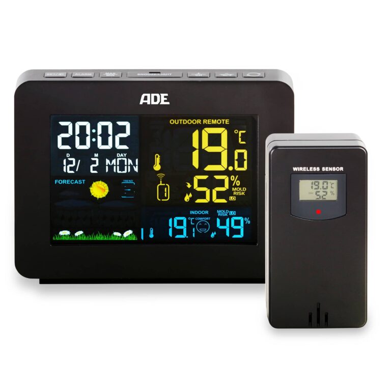 Wetterstation mit Funk-Außensensor | ADE WS1917 - frontal