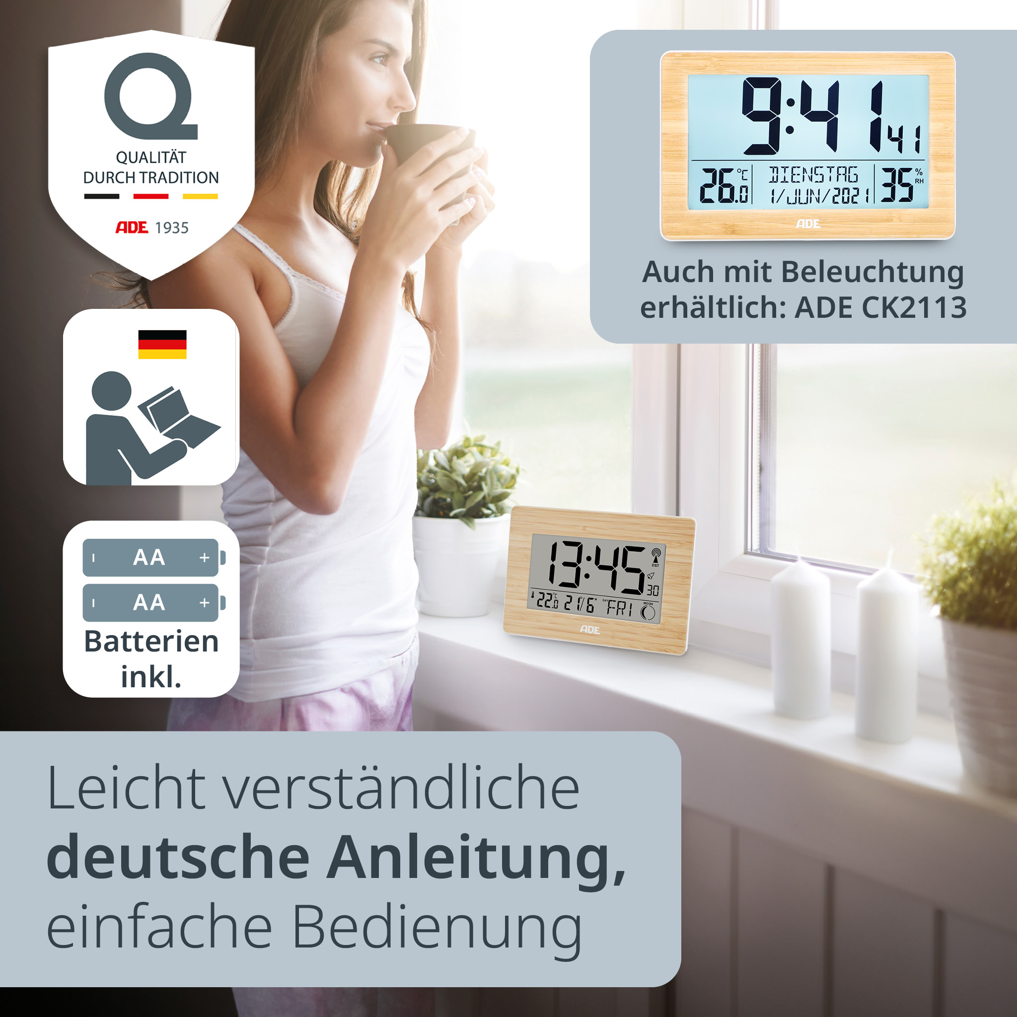 Funkuhr | ADE CK1702