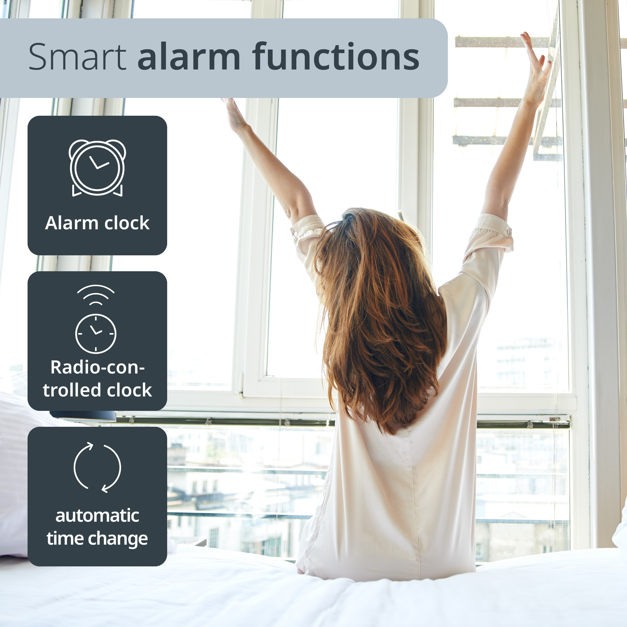 Radio-controlled clock | ADE CK2307-1