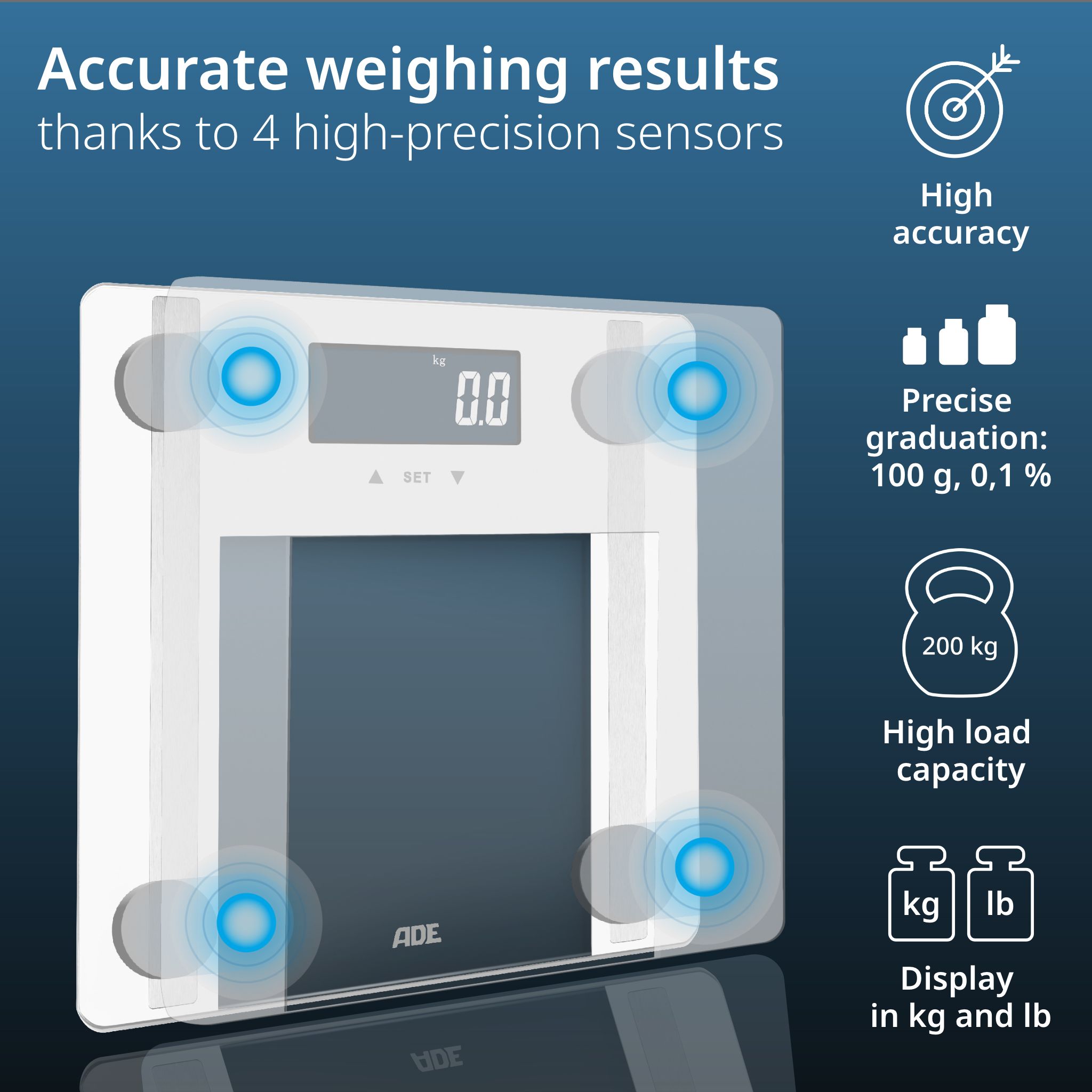 Body Analyser Scale | ADE BA2300-2 Ines