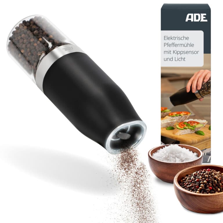 Elektrische Salz-/Pfeffermühle mit Kippsensor | KG2407-1